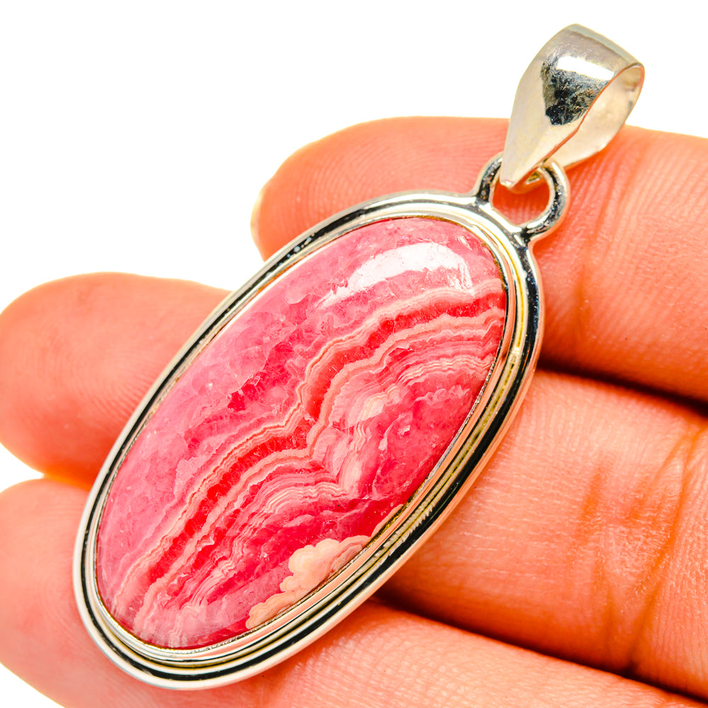 Rhodochrosite Pendants handcrafted by Ana Silver Co - PD10282