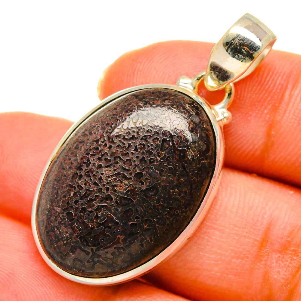 Dinosaur Bone Pendants handcrafted by Ana Silver Co - PD10294