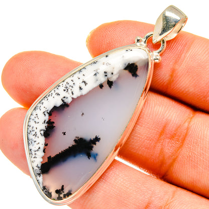 Dendritic Opal Pendants handcrafted by Ana Silver Co - PD10296