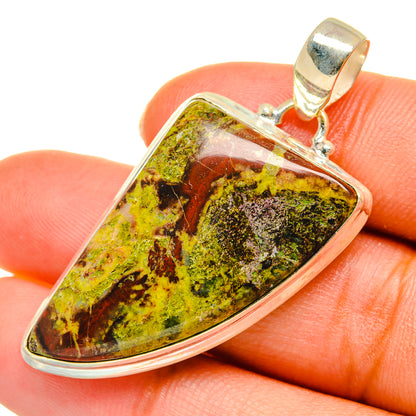 Dragon Blood Jasper Pendants handcrafted by Ana Silver Co - PD10297