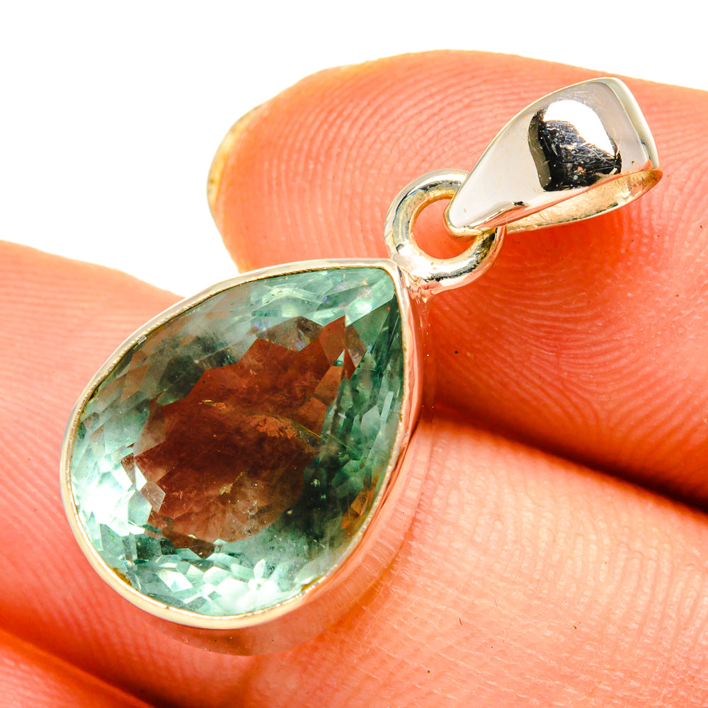 Green Fluorite Pendants handcrafted by Ana Silver Co - PD10322