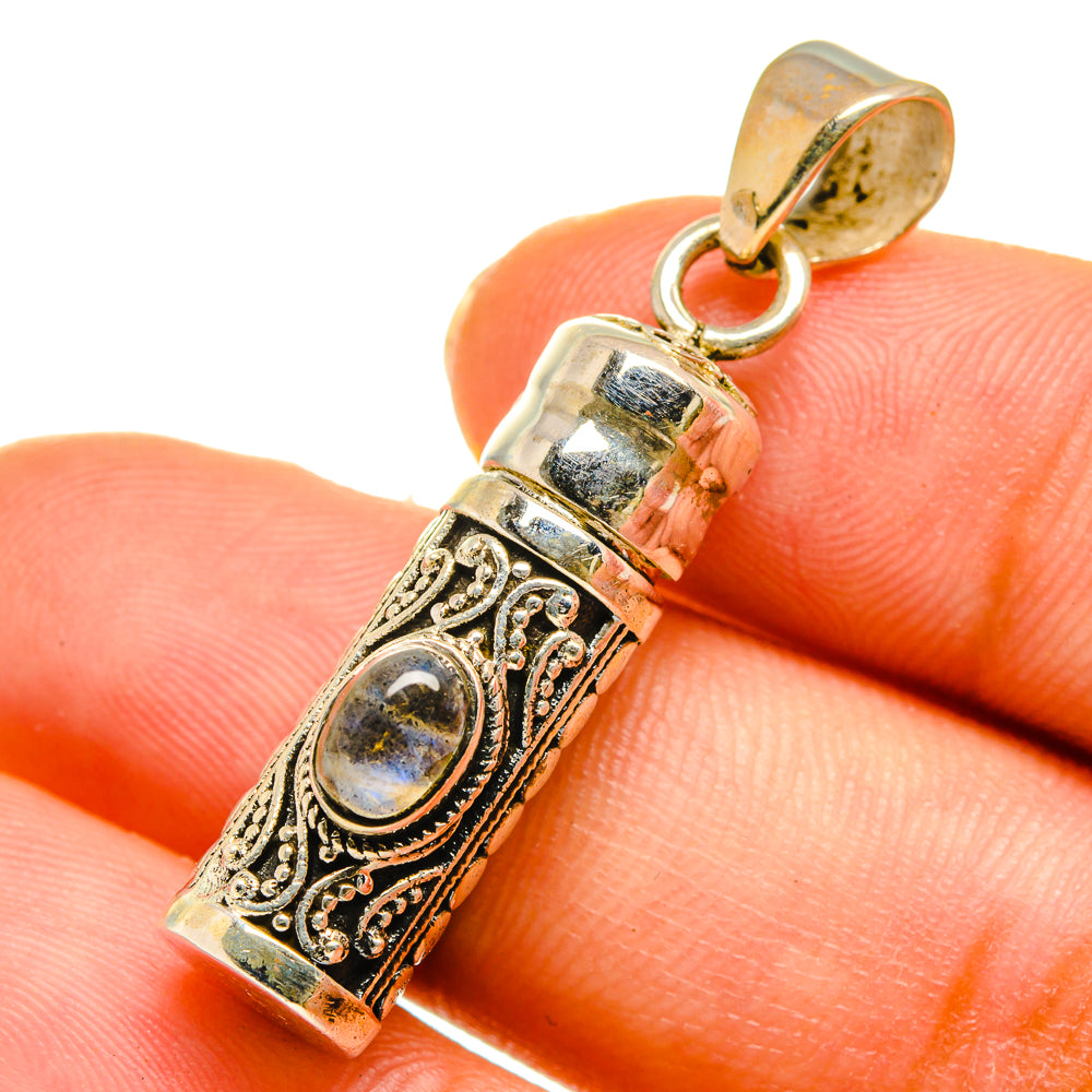 Rainbow Moonstone Pendants handcrafted by Ana Silver Co - PD10327