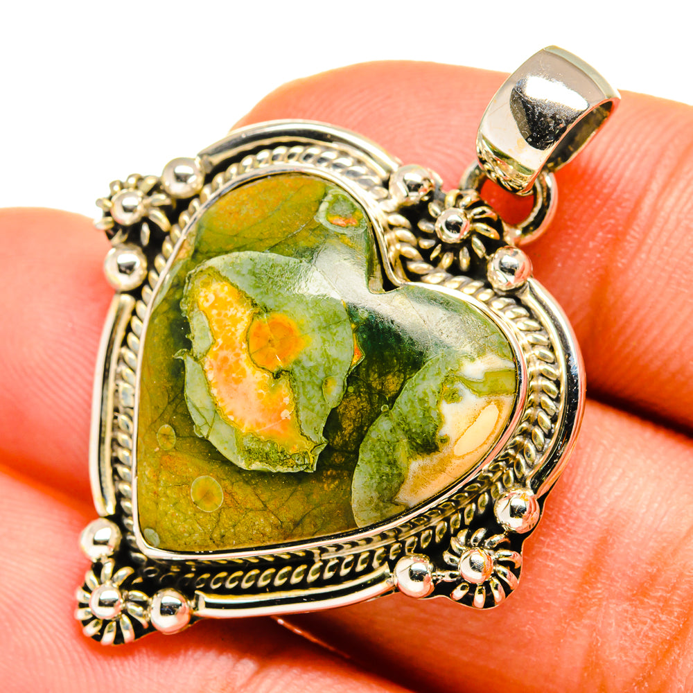Rainforest Opal Pendants handcrafted by Ana Silver Co - PD10330