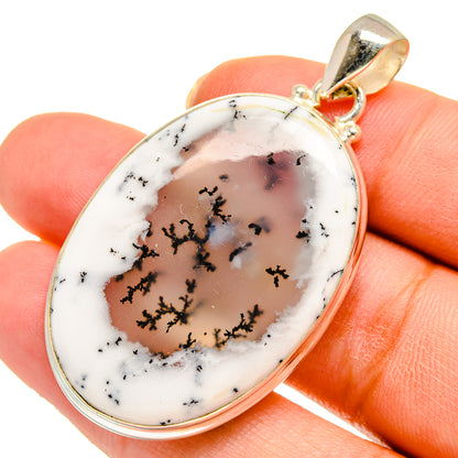 Dendritic Opal Pendants handcrafted by Ana Silver Co - PD10333