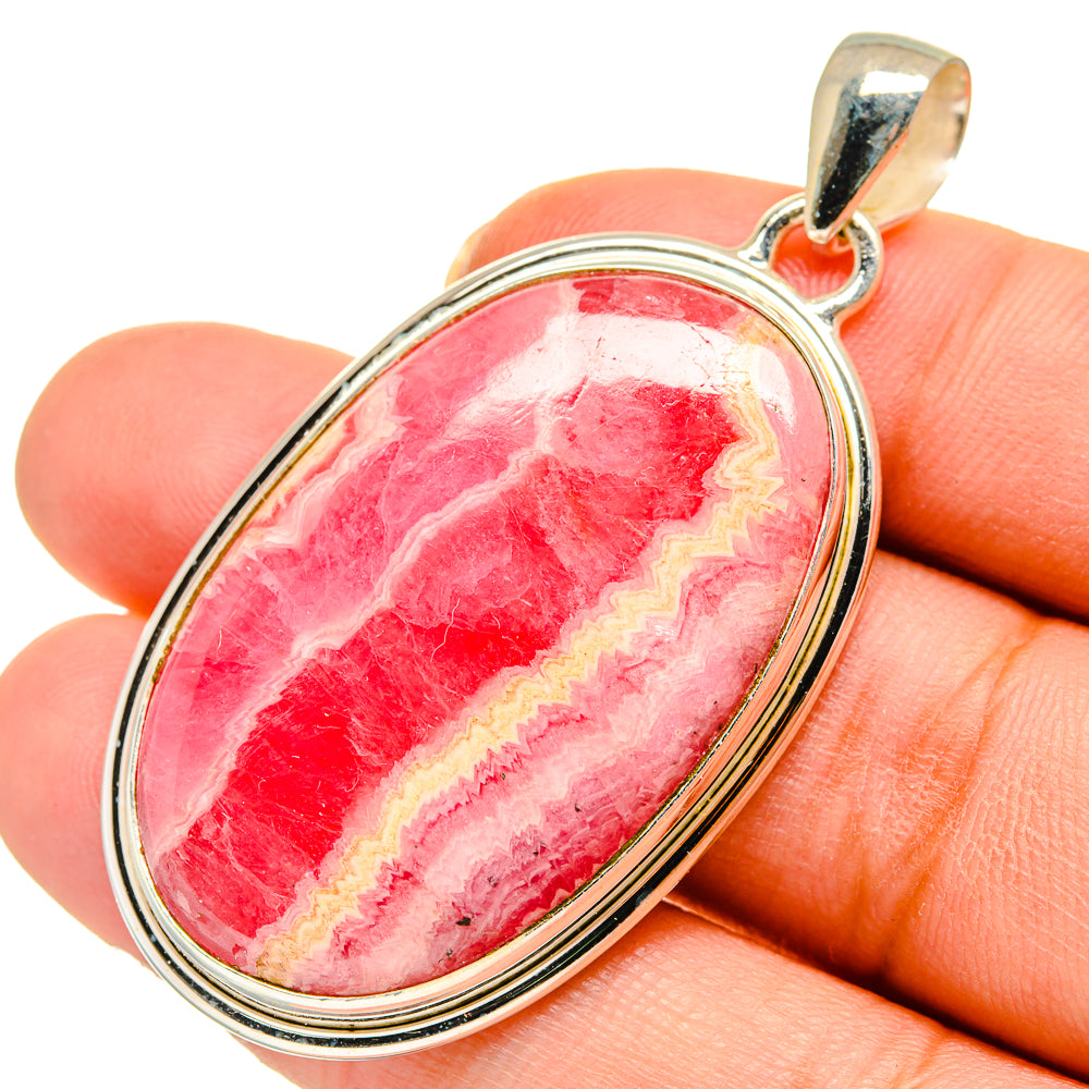 Rhodochrosite Pendants handcrafted by Ana Silver Co - PD10335