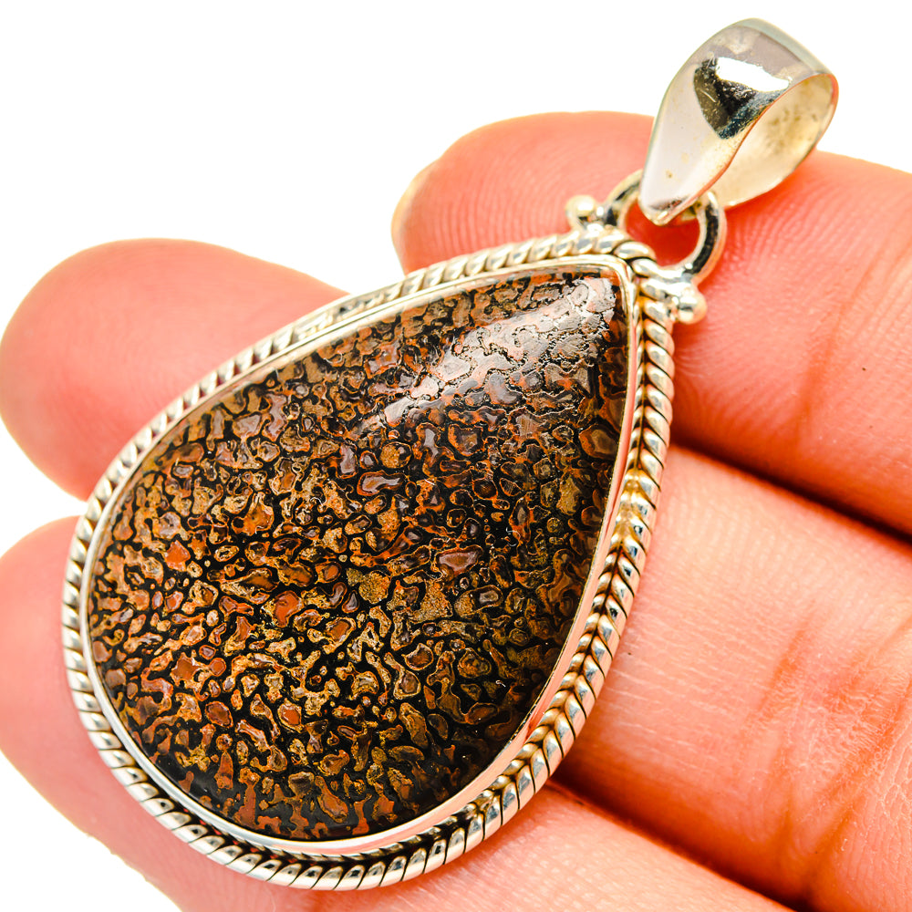 Dinosaur Bone Pendants handcrafted by Ana Silver Co - PD10345
