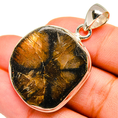 Chiastolite Pendants handcrafted by Ana Silver Co - PD10346