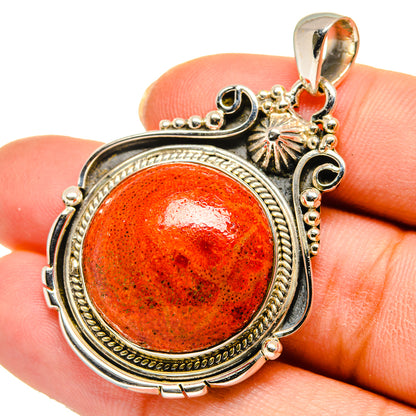 Sponge Coral Pendants handcrafted by Ana Silver Co - PD10348