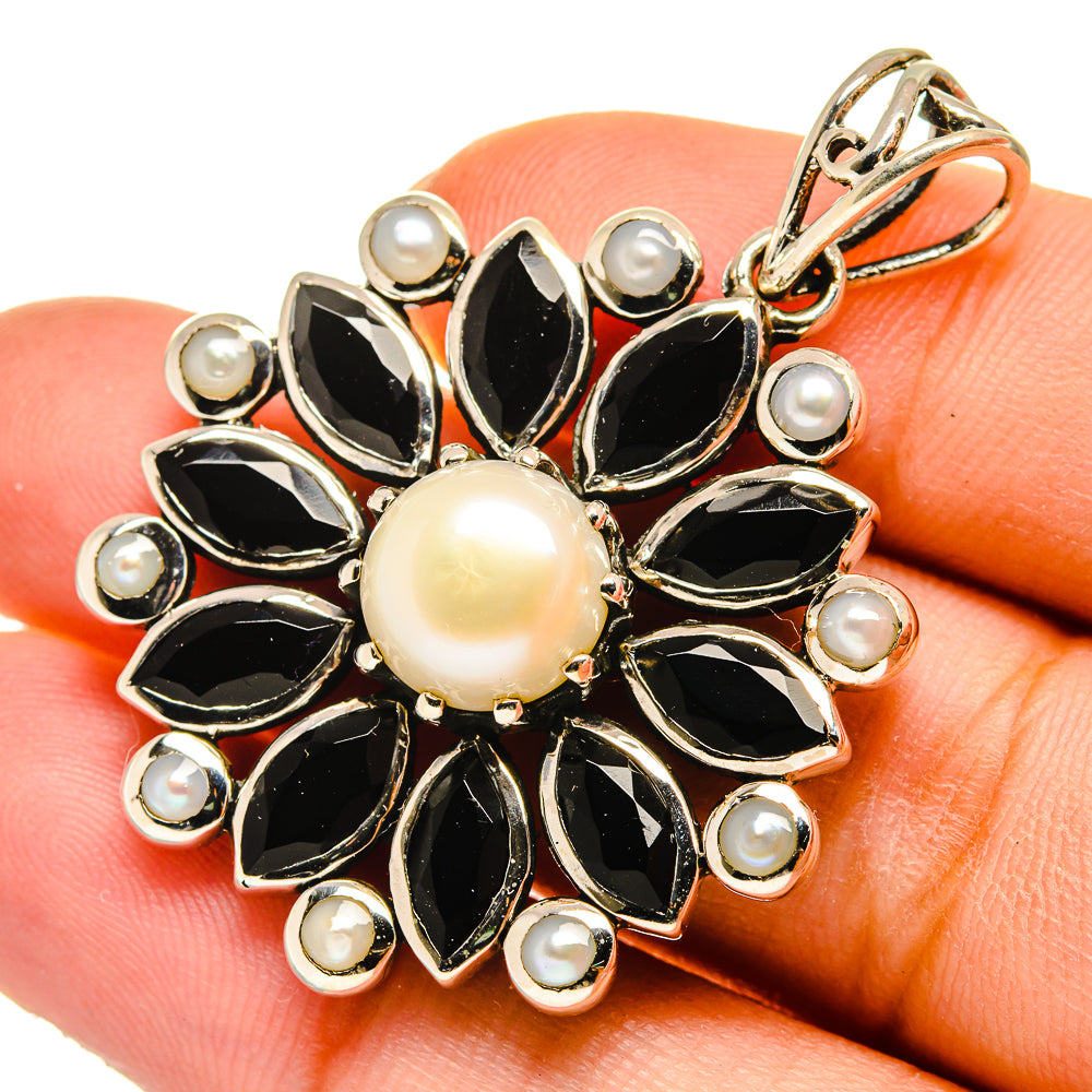 Black Onyx Pendants handcrafted by Ana Silver Co - PD10350