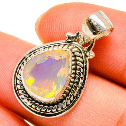 Ethiopian Opal Pendants handcrafted by Ana Silver Co - PD10362