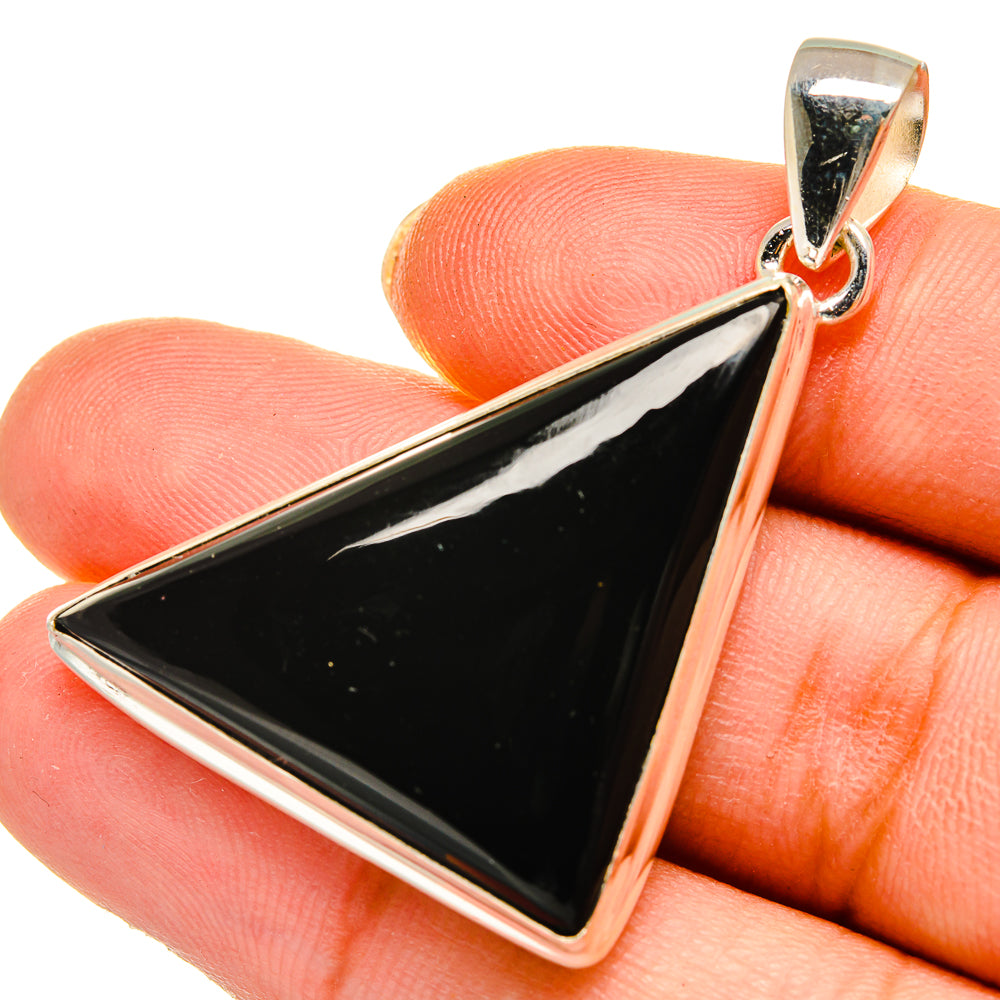 Black Onyx Pendants handcrafted by Ana Silver Co - PD10367