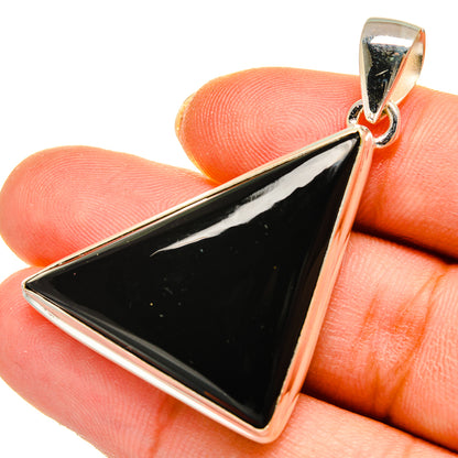 Black Onyx Pendants handcrafted by Ana Silver Co - PD10367