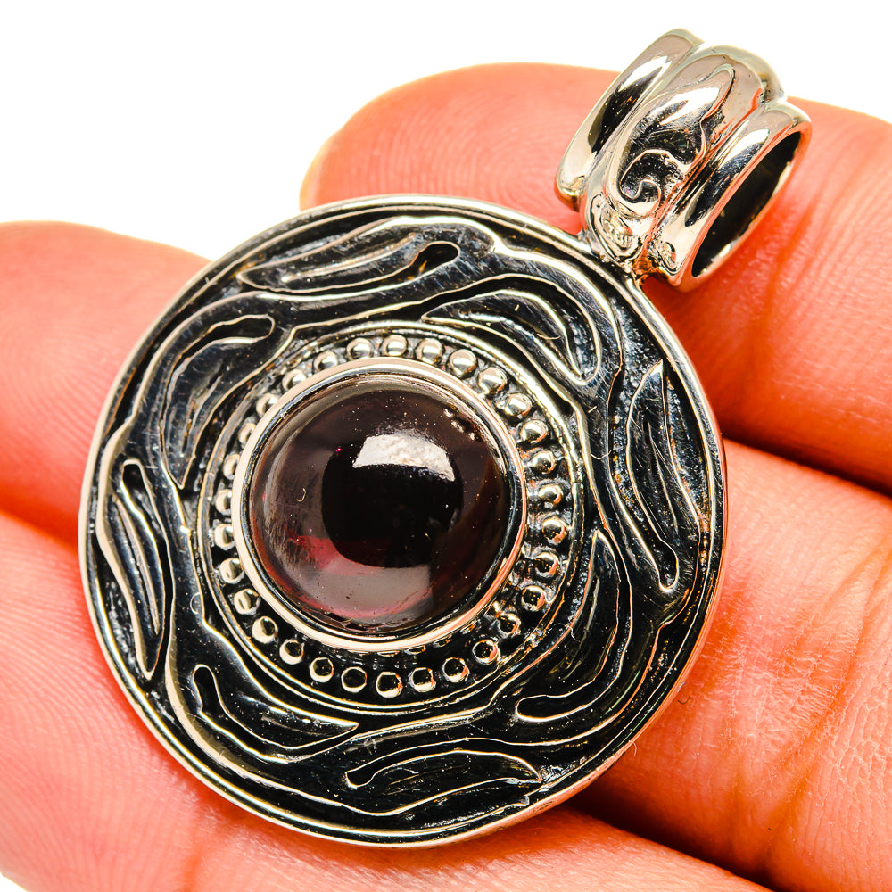 Garnet Pendants handcrafted by Ana Silver Co - PD10368