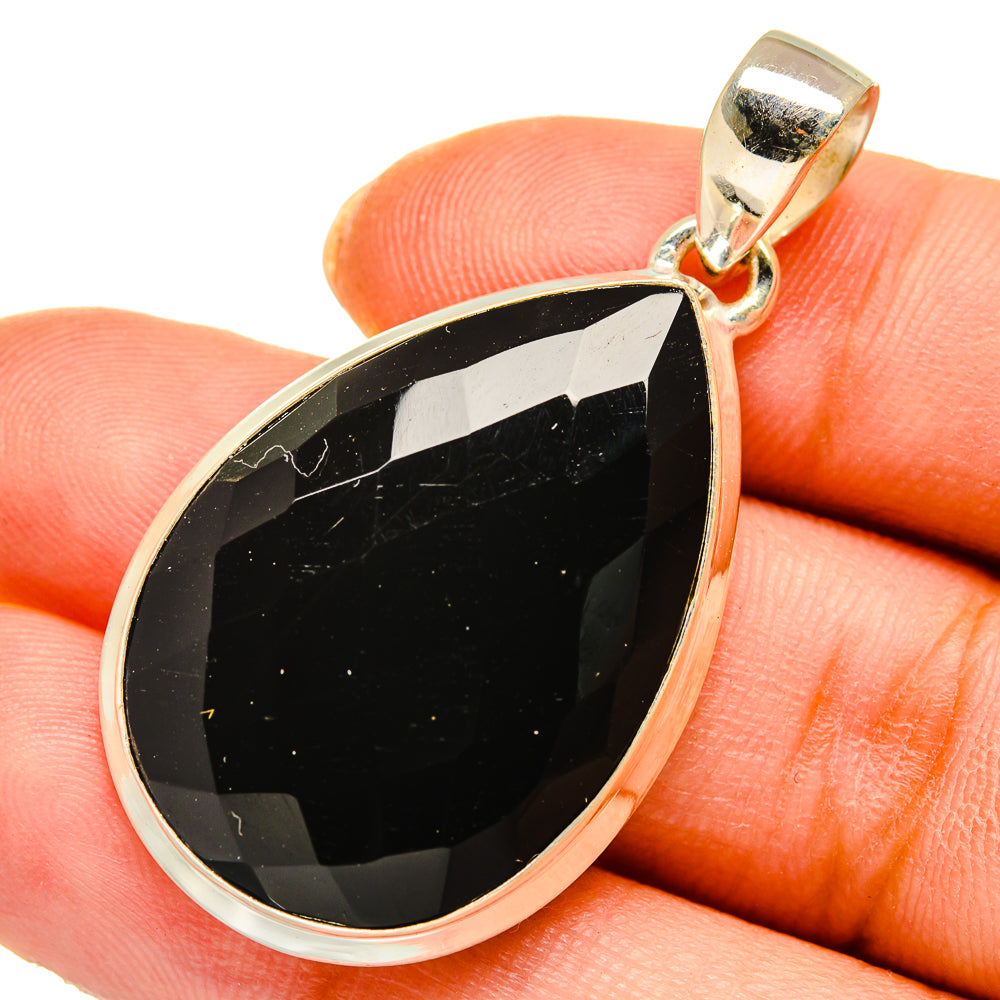 Black Onyx Pendants handcrafted by Ana Silver Co - PD10370