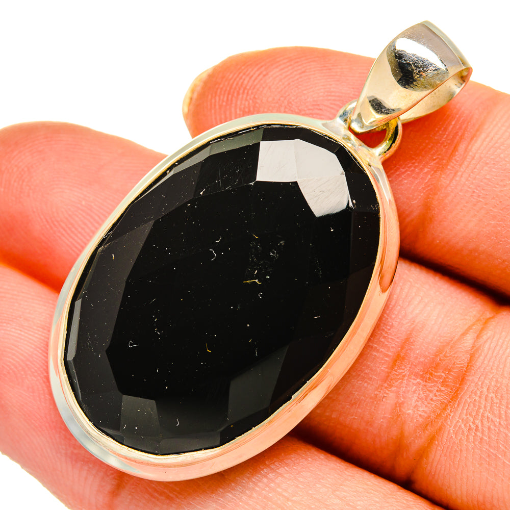 Black Onyx Pendants handcrafted by Ana Silver Co - PD10375
