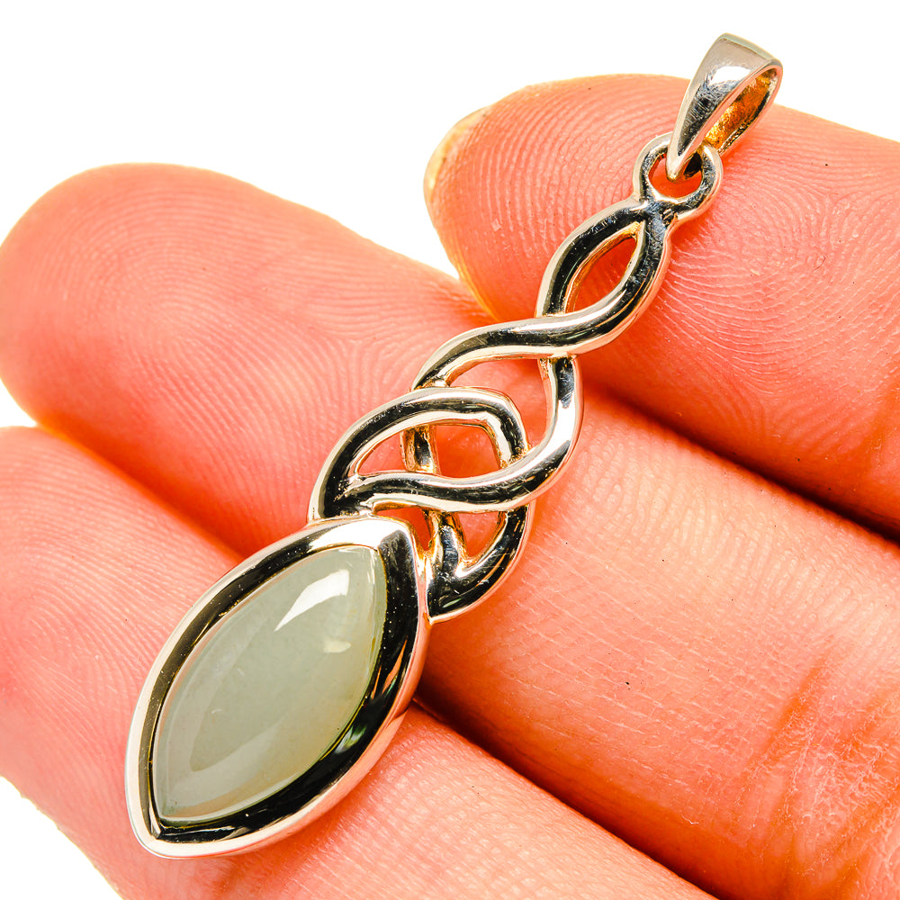 Aquamarine Pendants handcrafted by Ana Silver Co - PD10382