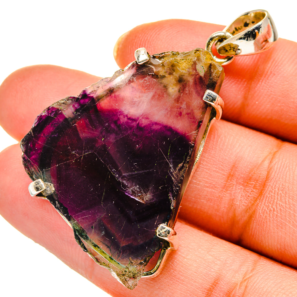 Fluorite Pendants handcrafted by Ana Silver Co - PD10412