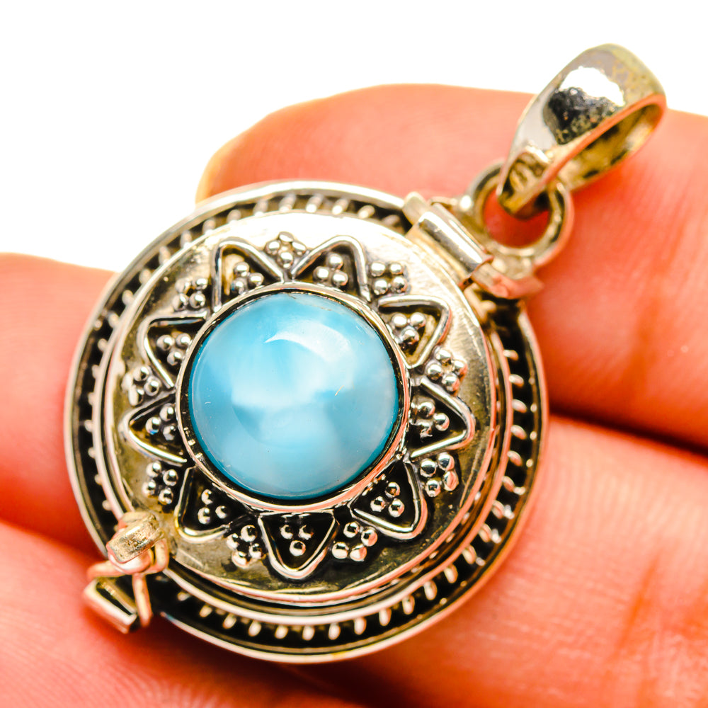 Larimar Pendants handcrafted by Ana Silver Co - PD10418