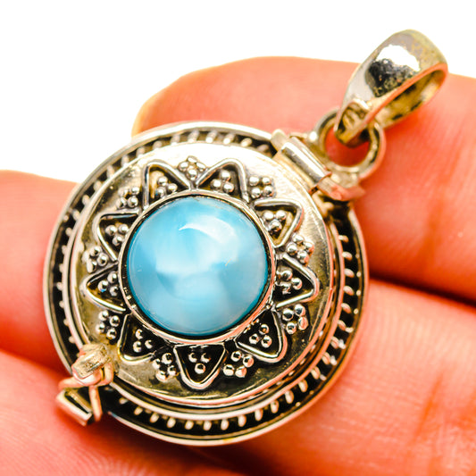 Larimar Pendants handcrafted by Ana Silver Co - PD10418