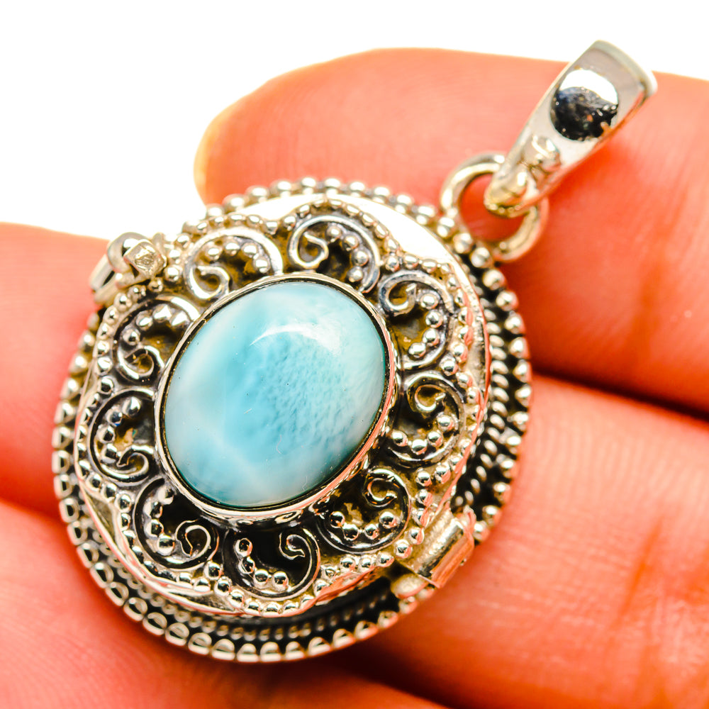 Larimar Pendants handcrafted by Ana Silver Co - PD10419