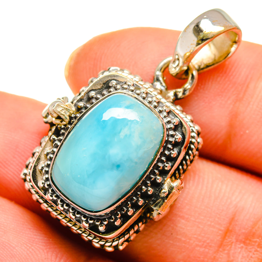 Larimar Pendants handcrafted by Ana Silver Co - PD10420