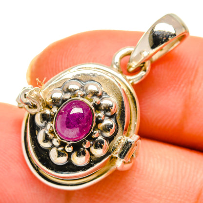 Ruby Pendants handcrafted by Ana Silver Co - PD10423