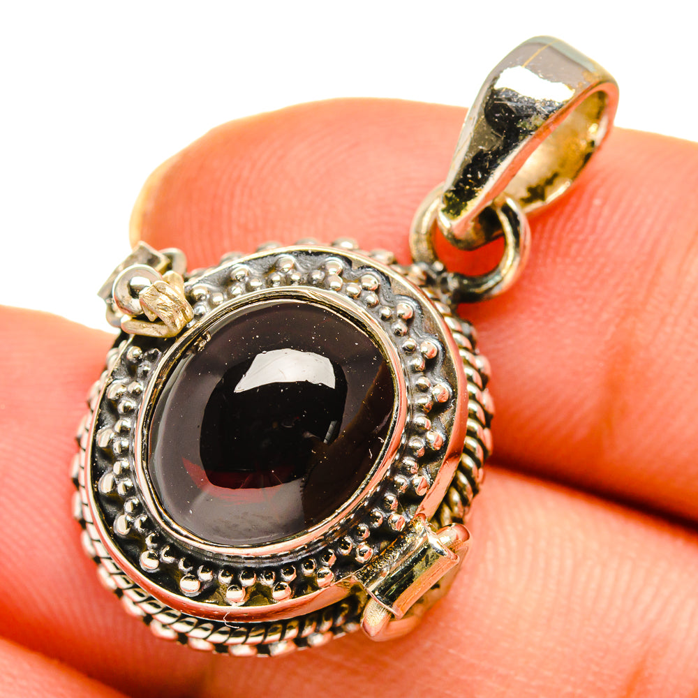 Garnet Pendants handcrafted by Ana Silver Co - PD10425