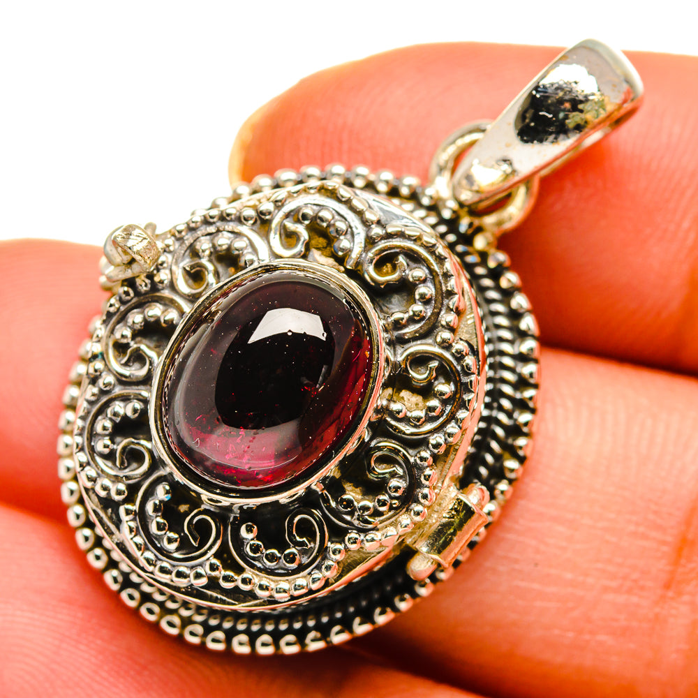 Garnet Pendants handcrafted by Ana Silver Co - PD10427