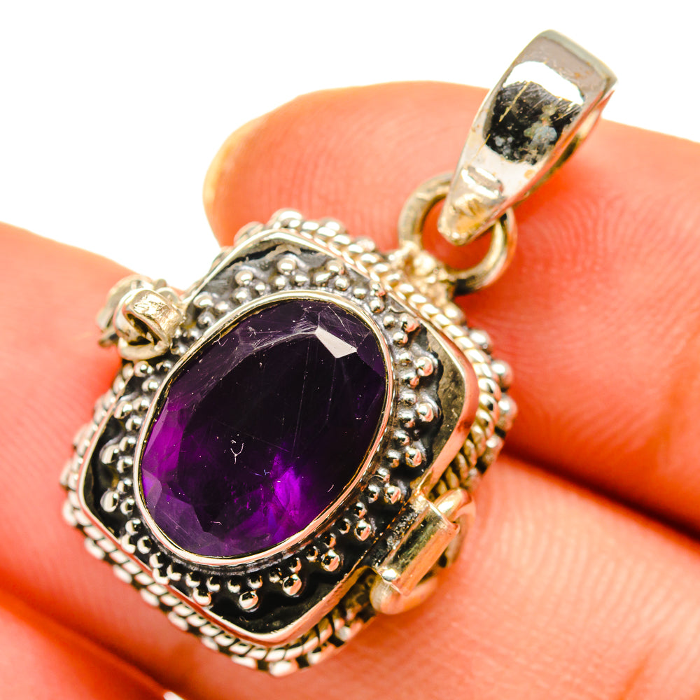 Amethyst Pendants handcrafted by Ana Silver Co - PD10428