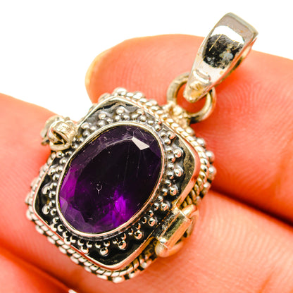 Amethyst Pendants handcrafted by Ana Silver Co - PD10428
