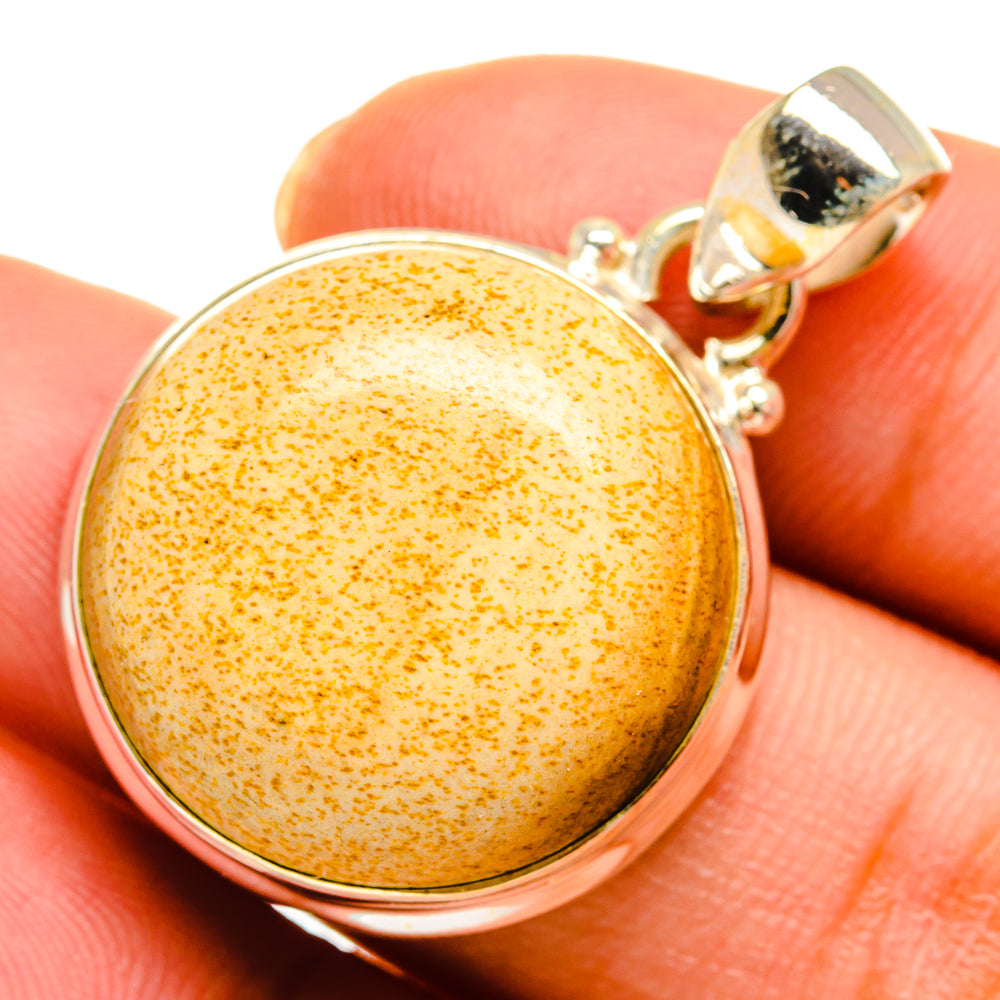 Fossil Coral Pendants handcrafted by Ana Silver Co - PD10441