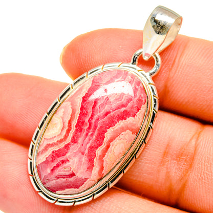 Rhodochrosite Pendants handcrafted by Ana Silver Co - PD10452