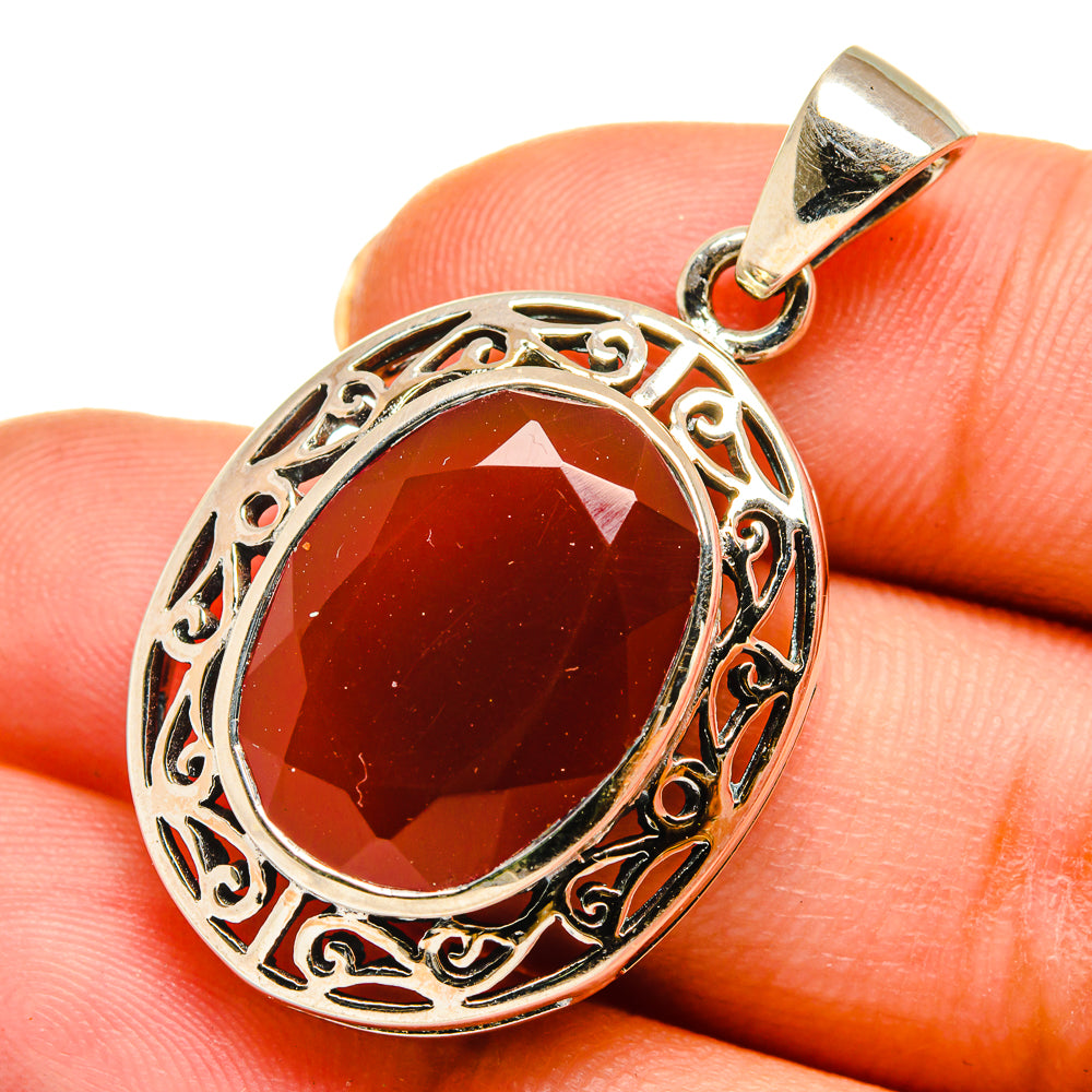 Carnelian Pendants handcrafted by Ana Silver Co - PD10453