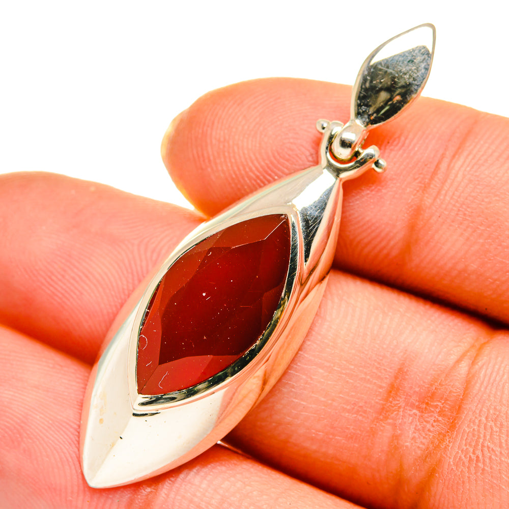 Orange Geode Slice Pendants handcrafted by Ana Silver Co - PD10459