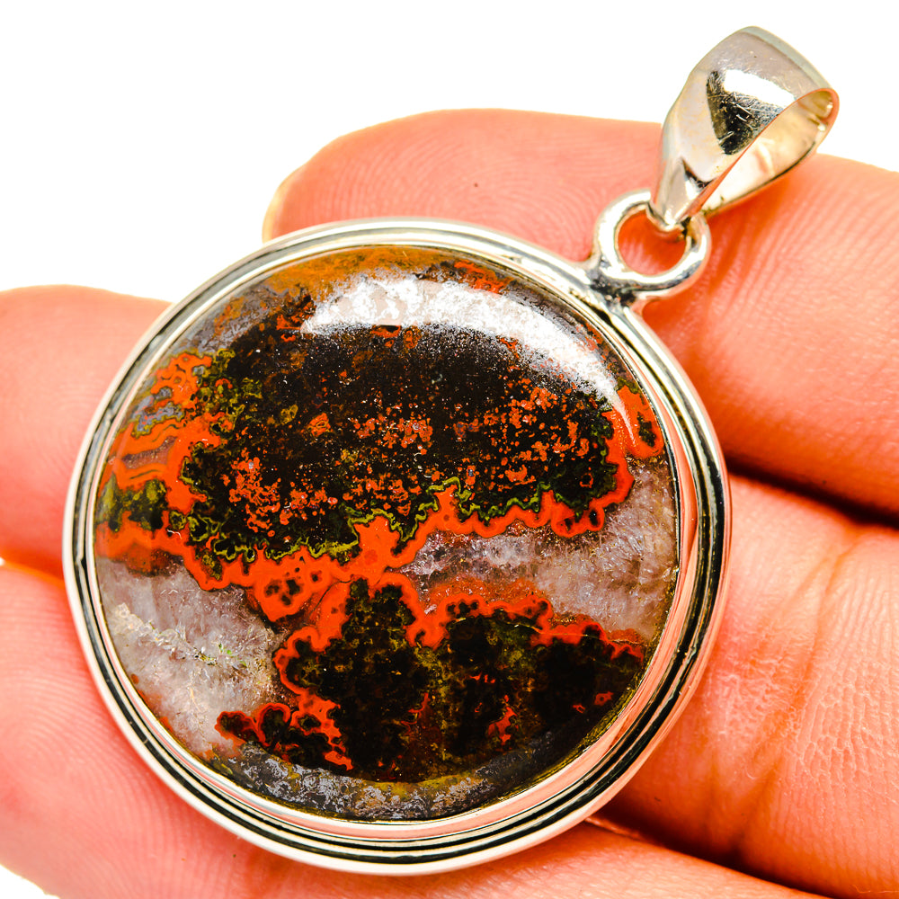 Moroccan Agate Pendants handcrafted by Ana Silver Co - PD10470