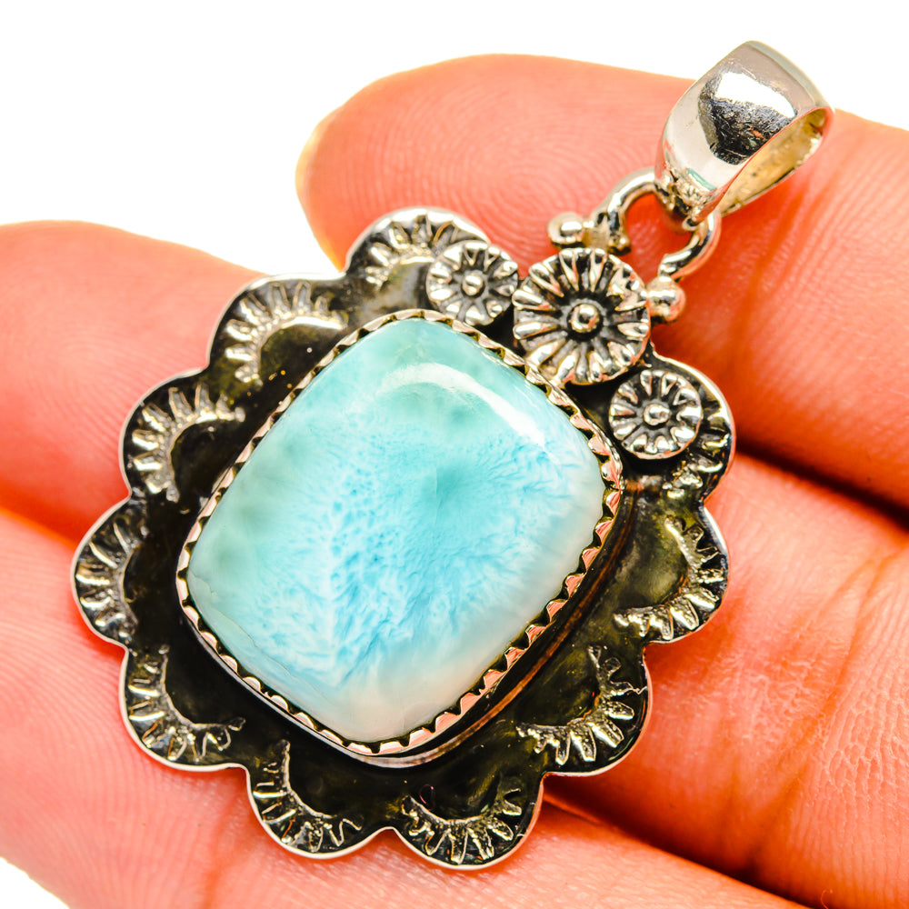 Larimar Pendants handcrafted by Ana Silver Co - PD10480