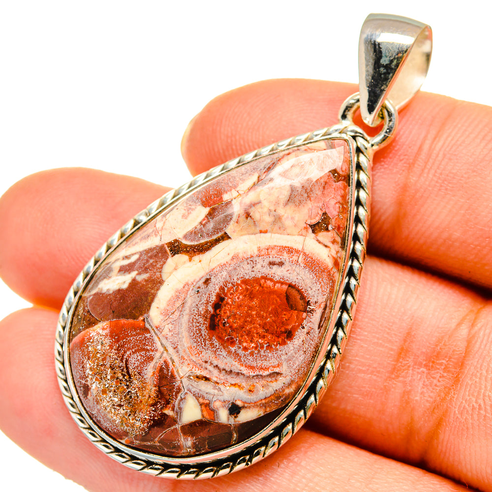 Poppy Jasper Pendants handcrafted by Ana Silver Co - PD10487