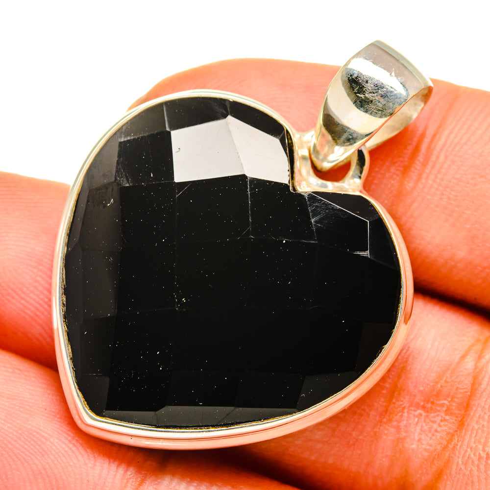 Black Onyx Pendants handcrafted by Ana Silver Co - PD10488