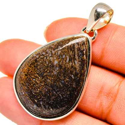 Dinosaur Bone Pendants handcrafted by Ana Silver Co - PD10519
