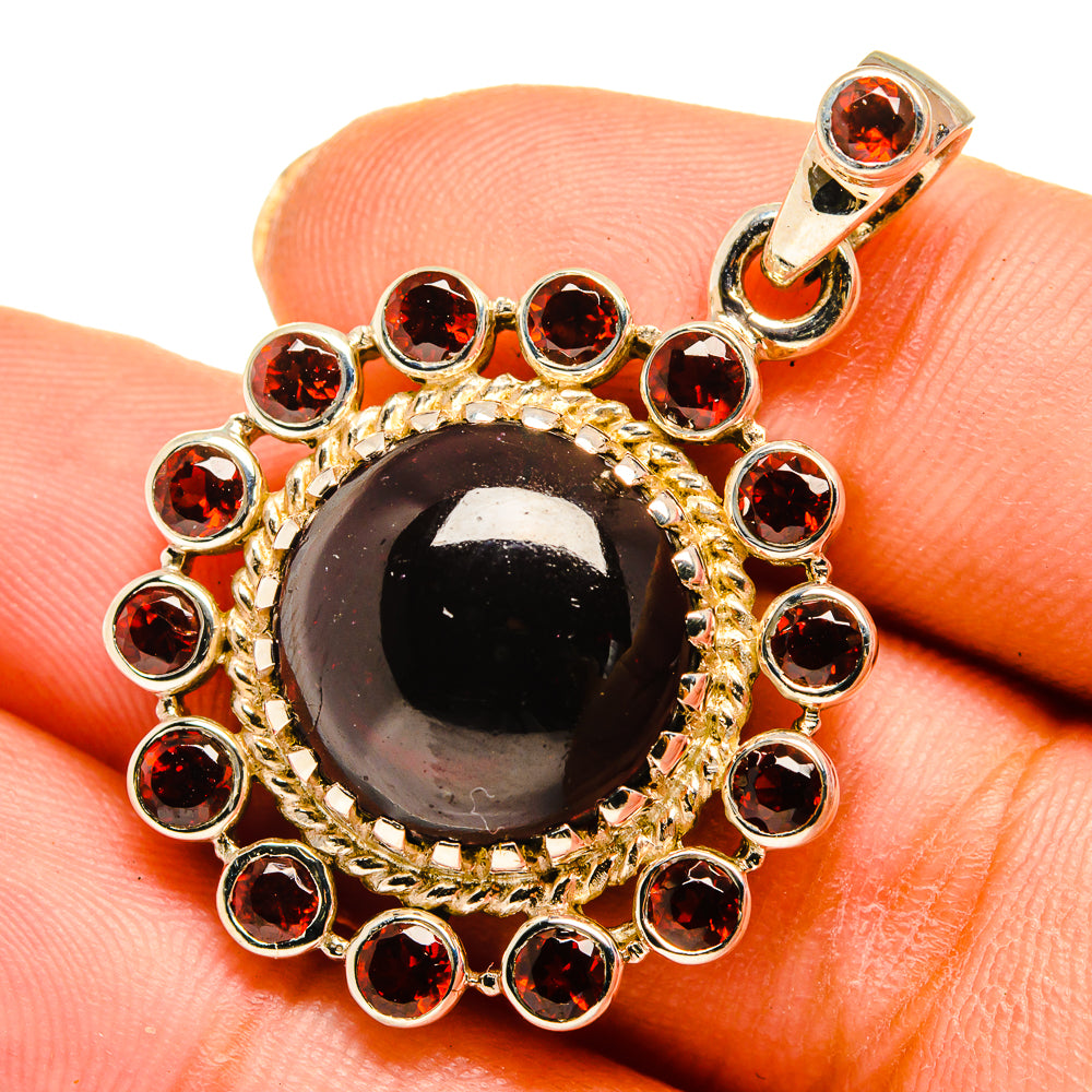 Garnet Pendants handcrafted by Ana Silver Co - PD10531