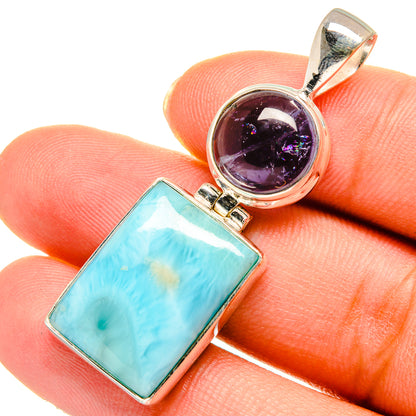 Larimar Pendants handcrafted by Ana Silver Co - PD10532