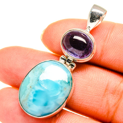 Larimar Pendants handcrafted by Ana Silver Co - PD10533