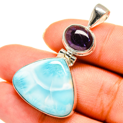 Larimar Pendants handcrafted by Ana Silver Co - PD10541