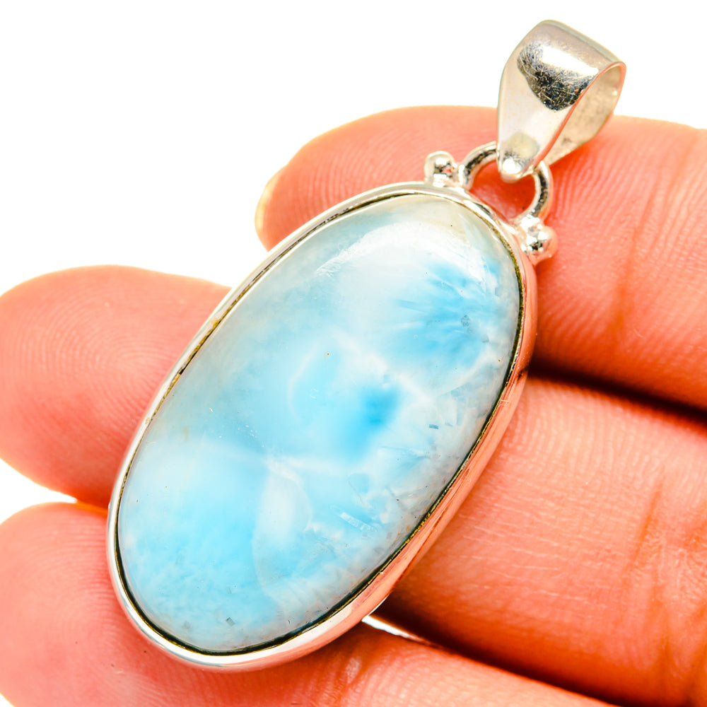 Larimar Pendants handcrafted by Ana Silver Co - PD10543