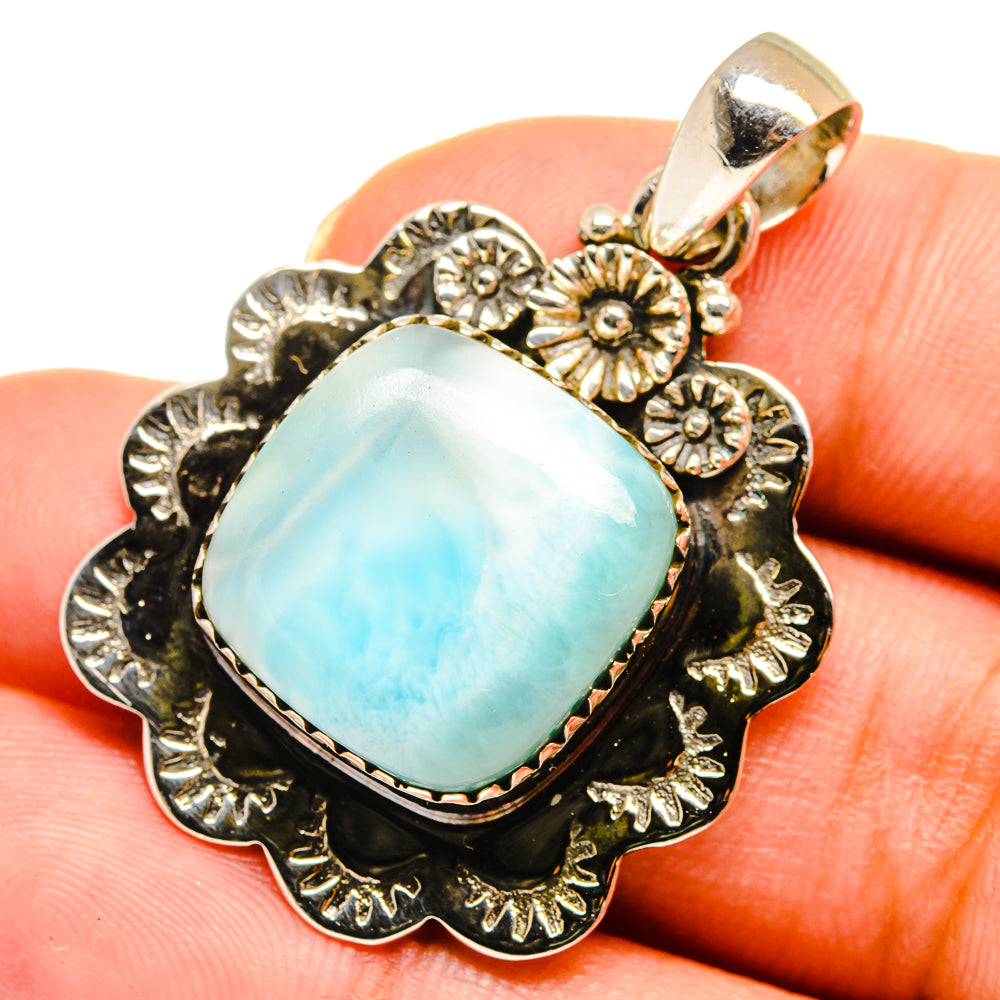 Larimar Pendants handcrafted by Ana Silver Co - PD10544