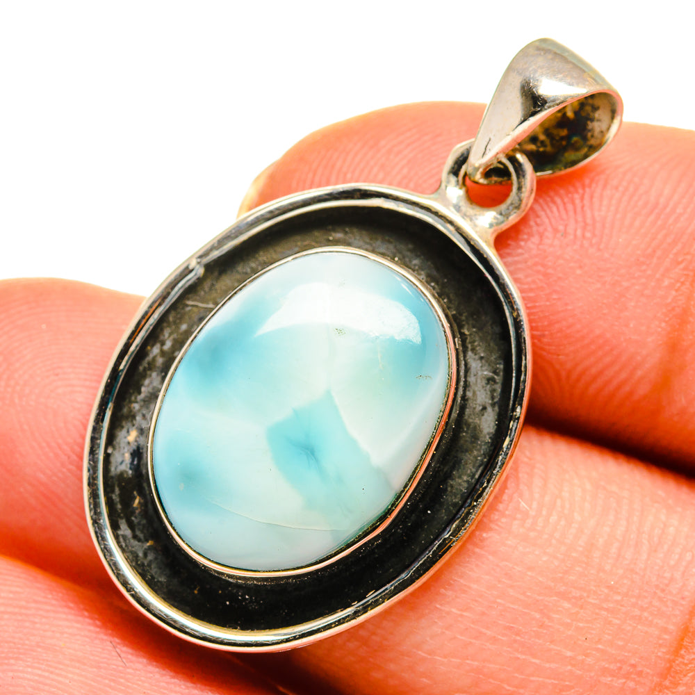 Larimar Pendants handcrafted by Ana Silver Co - PD10550