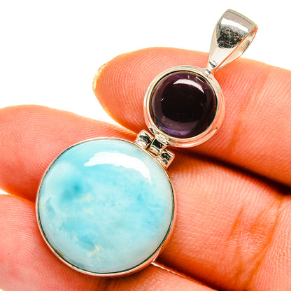 Larimar Pendants handcrafted by Ana Silver Co - PD10566