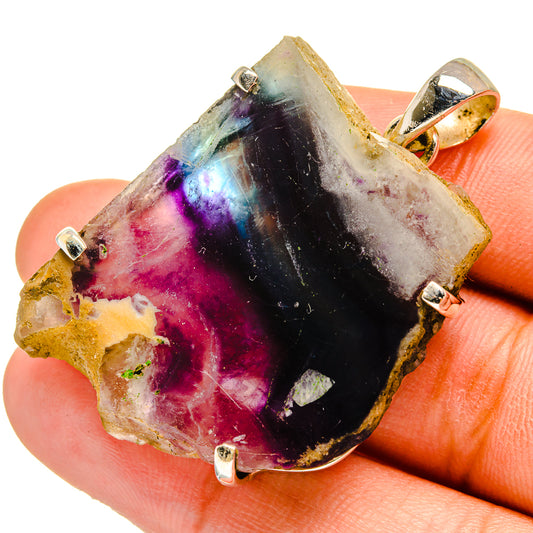 Fluorite Pendants handcrafted by Ana Silver Co - PD10582