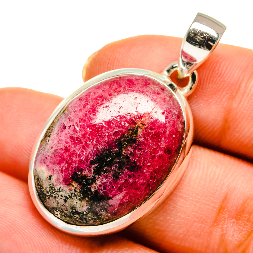 Rhodonite Pendants handcrafted by Ana Silver Co - PD10595