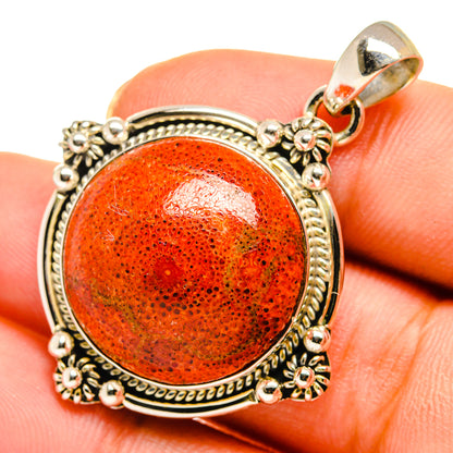 Sponge Coral Pendants handcrafted by Ana Silver Co - PD10605
